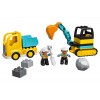 LEGO DUPLO - Camion si excavator pe senile - 10931