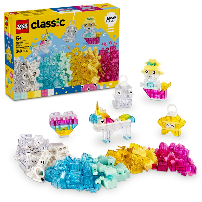 LEGO Classic - Cutie transparenta magica - 11040