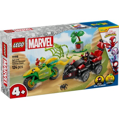 LEGO Marvel Super Heroes - Spin si Electro în dino-vehicule - 11198
