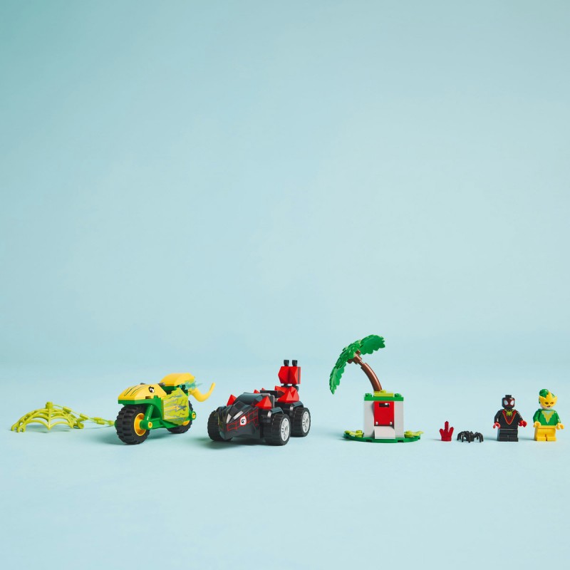 LEGO Marvel Super Heroes - Spin si Electro în dino-vehicule - 11198