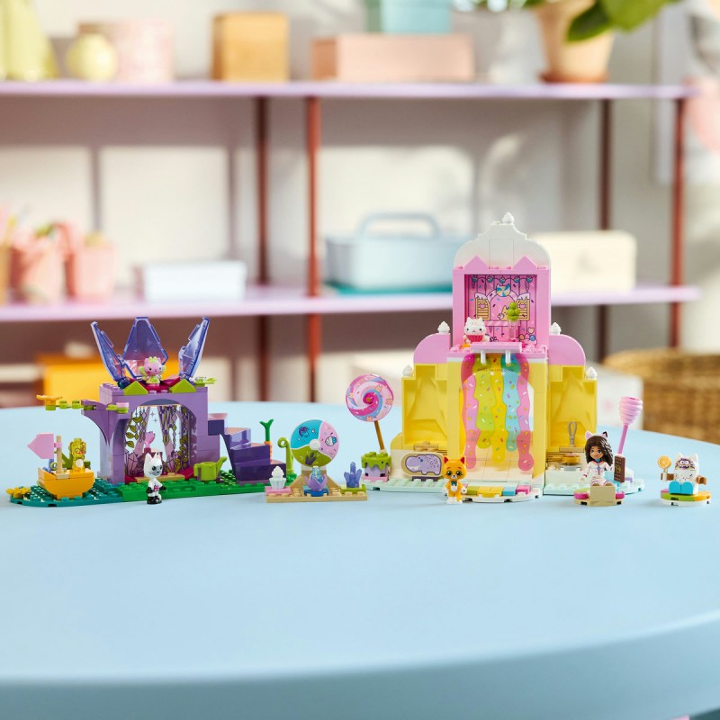 LEGO Gabby s Dollhouse - Muntele de dulciuri si gradina Miau-Zânei - 11205