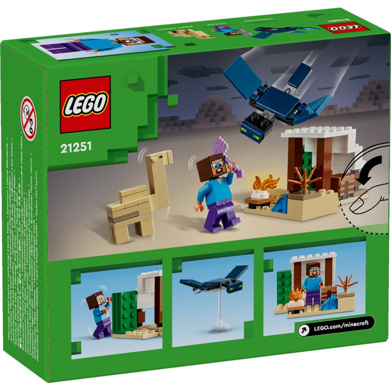 LEGO Minecraft - Expeditia lui Steve in desert - 21251