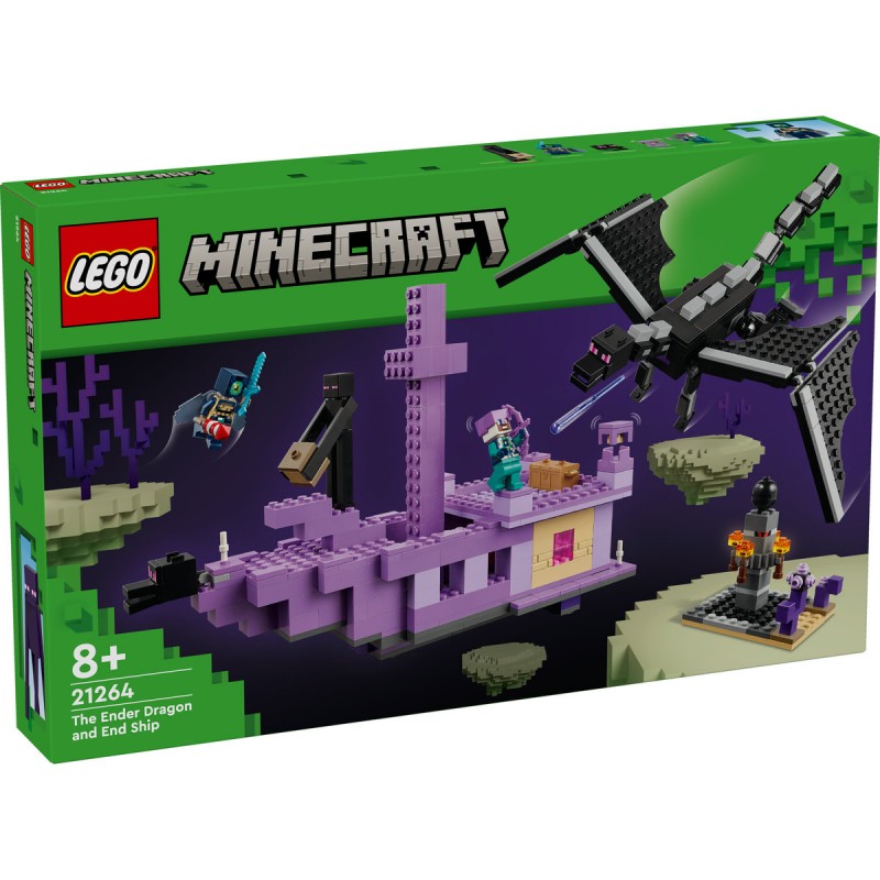 LEGO Minecraft - Dragon Ender si Corabia din End - 21264