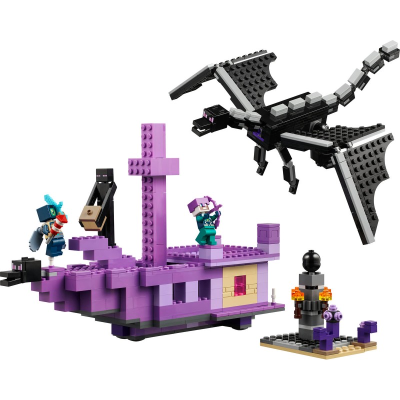 LEGO Minecraft - Dragon Ender si Corabia din End - 21264