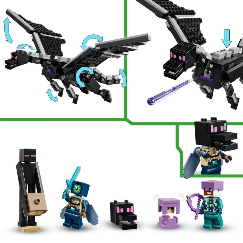 LEGO Minecraft - Dragon Ender si Corabia din End - 21264