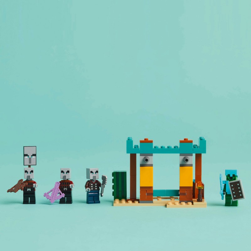 LEGO Minecraft - Patrula Illager în desert - 21267
