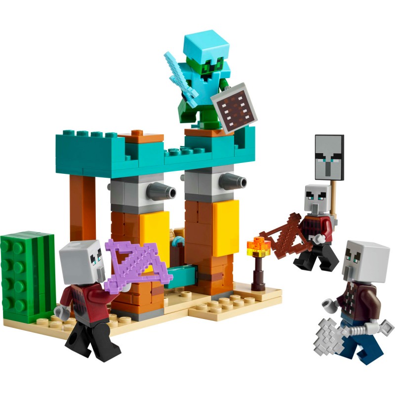 LEGO Minecraft - Patrula Illager în desert - 21267
