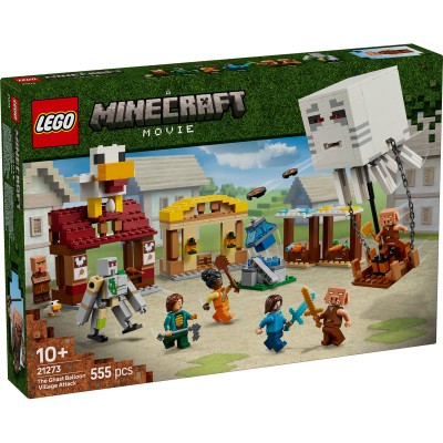 LEGO Minecraft - Atacul baloanelor Ghast asupra satului - 21273