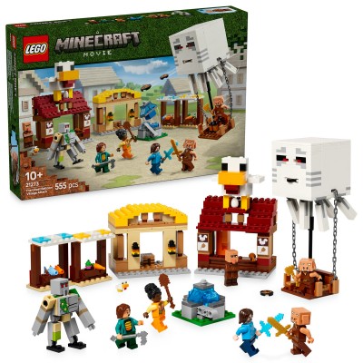 LEGO Minecraft - Atacul baloanelor Ghast asupra satului - 21273