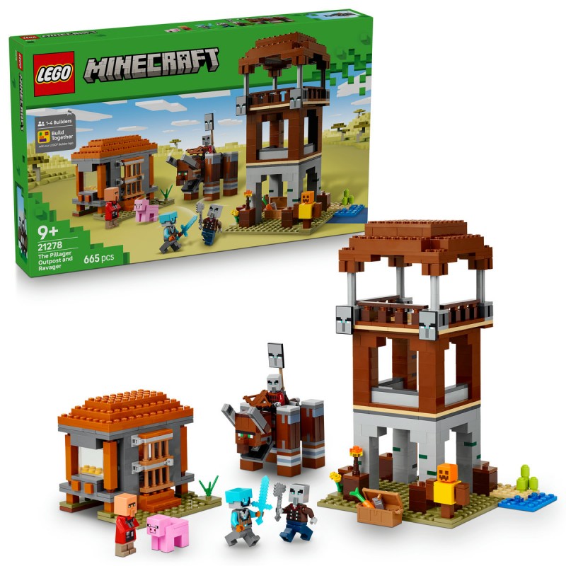 LEGO Minecraft - Avanpostul Jefuitorului si Distrugator - 21278