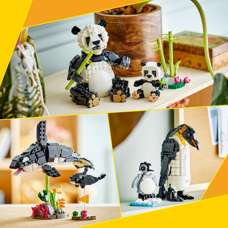 LEGO Creator - Animale salbatice: Familia de ursi panda - 31165