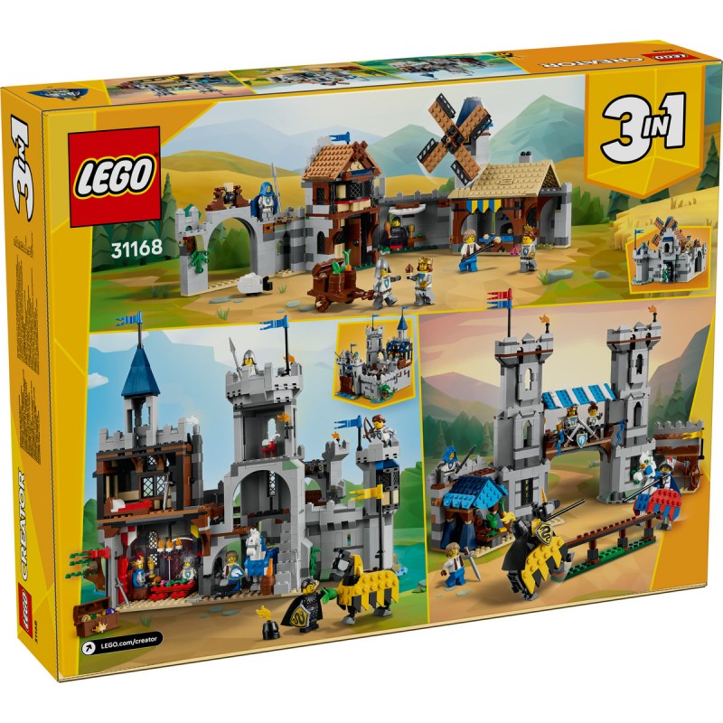 LEGO Creator - Castel medieval cu cai si cavaleri - 31168