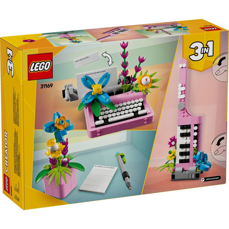 LEGO Creator - Masina de scris cu flori - 31169