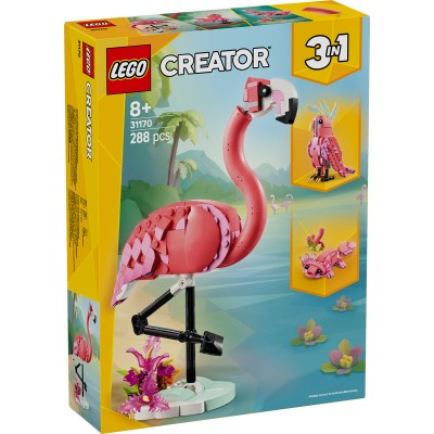 LEGO Creator - Animale salbatice: Flamingo roz - 31170