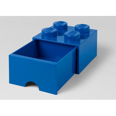 Cutii depozitare - Cutie depozitare LEGO 2x2 cu sertar, albastru - 40051731