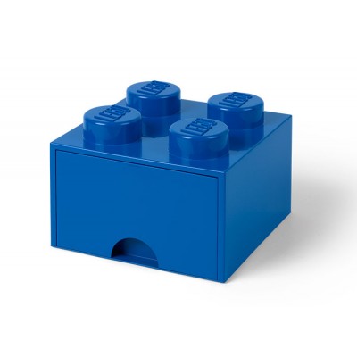 Cutii depozitare - Cutie depozitare LEGO 2x2 cu sertar, albastru - 40051731