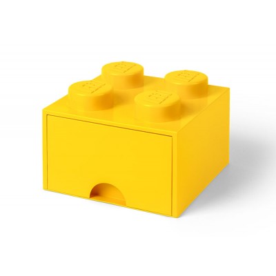 Cutii depozitare - Cutie depozitare LEGO 2x2 cu sertar, galben - 40051732