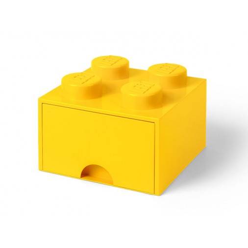 Cutii depozitare - Cutie depozitare LEGO 2x2 cu sertar, galben - 40051732