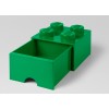 Cutii depozitare - Cutie depozitare LEGO 2x2 cu sertar, verde - 40051734