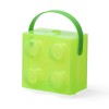 Recipiente alimentare - Cutie LEGO 2x2 - verde transparent - 40240008