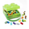 Recipiente alimentare - Cutie LEGO 2x2 - verde transparent - 40240008