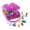 Recipiente alimentare - Cutie LEGO 2x2 - violet transparent - 40240009
