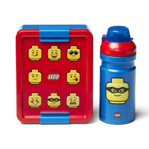 Recipiente alimentare - Set pentru pranz LEGO Classic albastru-rosu - 40580001
