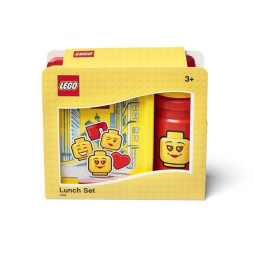 Recipiente alimentare - Set pentru pranz LEGO Iconic rosu-galben - 40581725