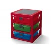 Cutii depozitare - Organizator LEGO cu trei sertare - 40950001