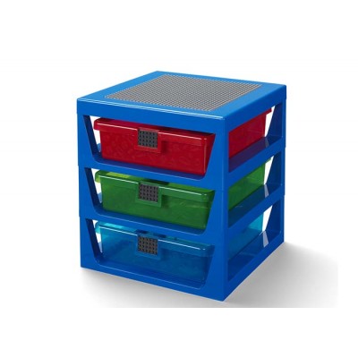Cutii depozitare - Organizator LEGO cu trei sertare - 40950002