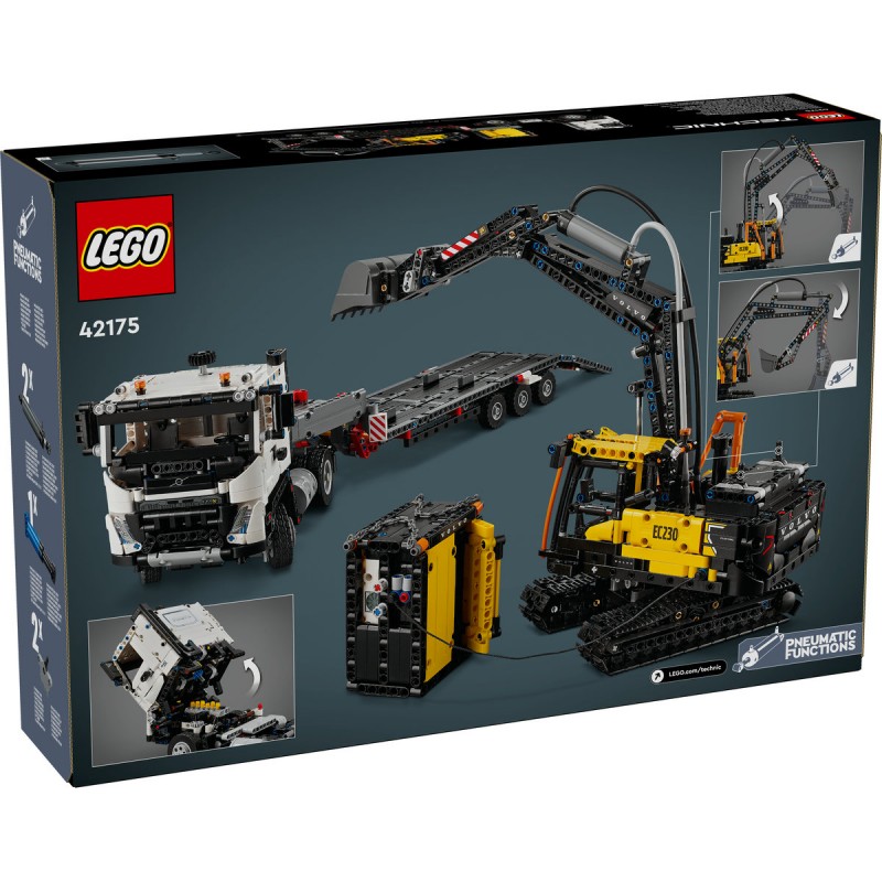 LEGO Technic - Camionul FMX si excavatorul electric EC230 de la Volvo - 42175