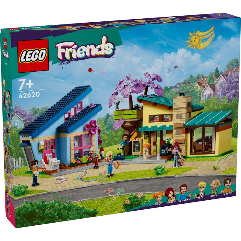 LEGO Friends - Casele lui Olly si Paisley - 42620