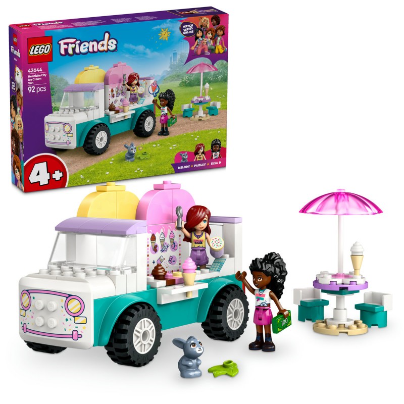 LEGO Friends - Furgoneta de înghetata în orasul Heartlake - 42644