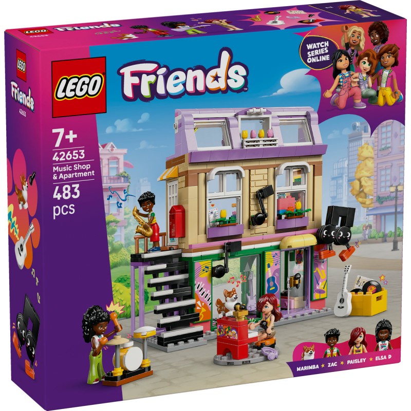 LEGO Friends - Magazin de muzica si apartament - 42653