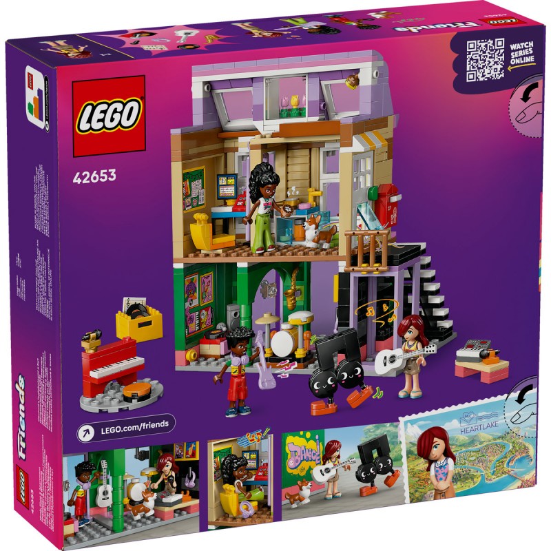LEGO Friends - Magazin de muzica si apartament - 42653
