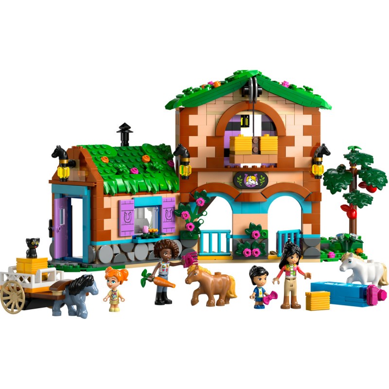 LEGO Friends - Fermă şi grajd pentru ponei - 42654