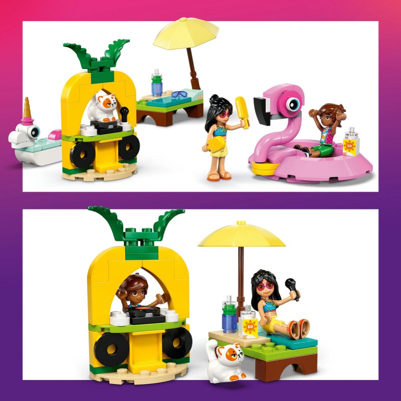 LEGO Friends - Petrecere la piscina cu unicornul si flamingo - 42658