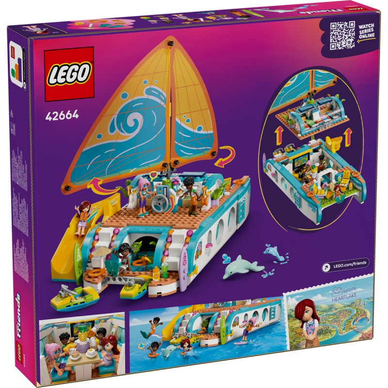 LEGO Friends - Călătoria aventuroasă cu barca - 42664