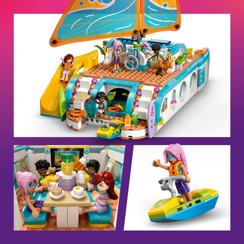 LEGO Friends - Călătoria aventuroasă cu barca - 42664