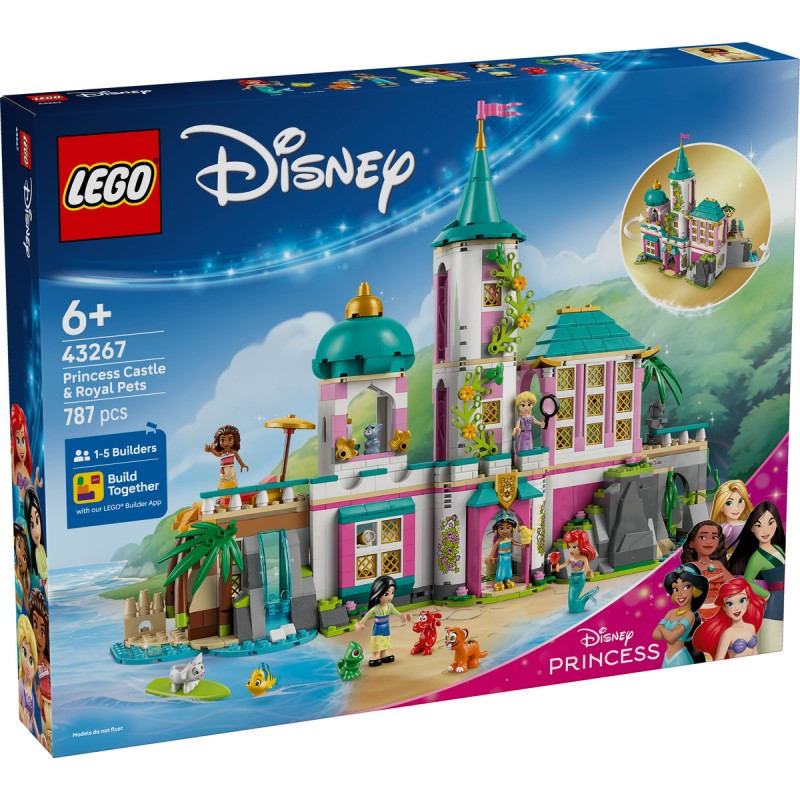 LEGO Disney - Castel de prinţesă şi animăluţe regale - 43267