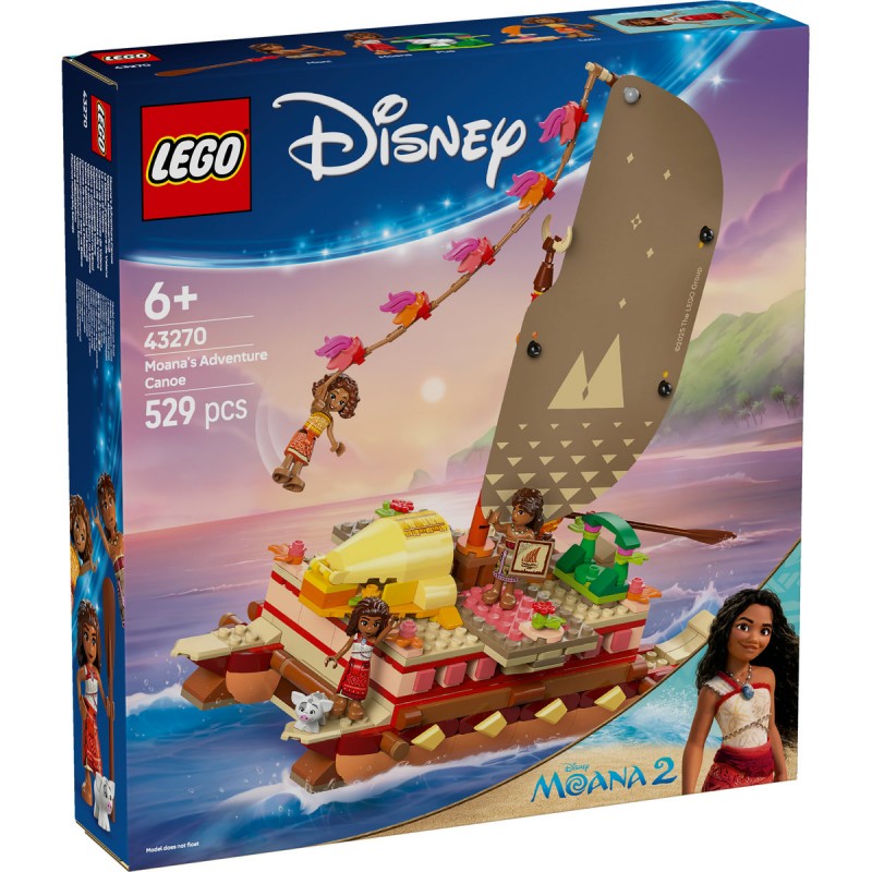 LEGO Disney - Canoea de aventura a Moanei - 43270