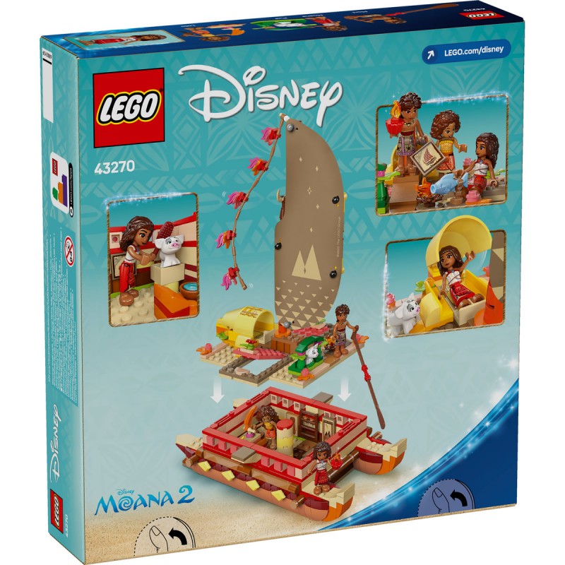 LEGO Disney - Canoea de aventura a Moanei - 43270