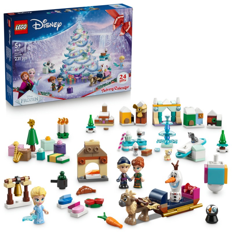 LEGO Disney - LEGO ǀ Disney Regatul de gheaţă Calendar de advent 2025 - 43273
