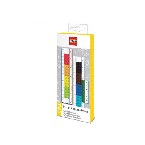 Ghiozdane si rechizite - Rigla LEGO construibila cu minifigurina - 52558