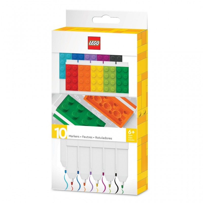 Ghiozdane si rechizite - Set 10 markere LEGO - 53101