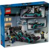 LEGO City - Masina de curse si camion transportator - 60406