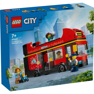 LEGO City - Autobuz turistic rosu cu etaj - 60407