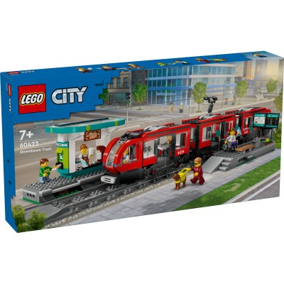 LEGO City - Statie si tramvai in centrul orasului - 60423
