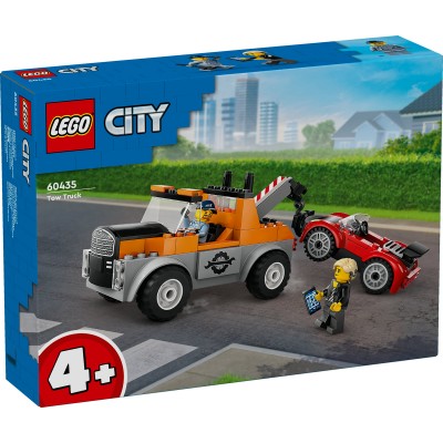 LEGO City - Camioneta de tractare si masina sport - 60435