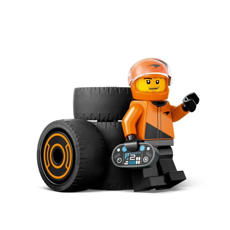 LEGO City - Pilot F1 cu masina de curse McLaren - 60442